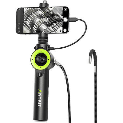 360°四方向回転可能 IP67 Android/iPhone対応 先端可動式ファイバースコープ AN150
