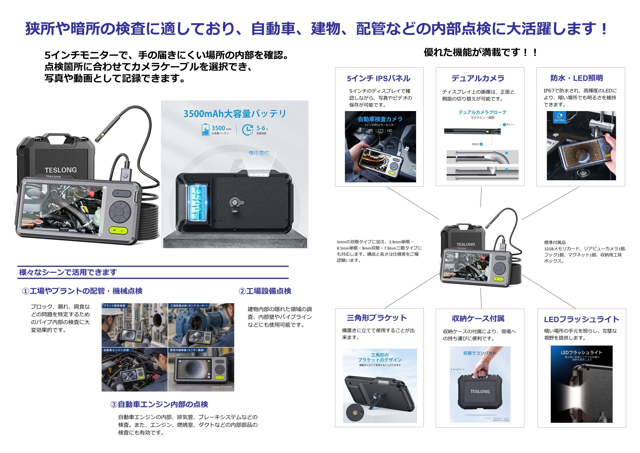 ファイバースコープ「NTS500B」のご紹介です！